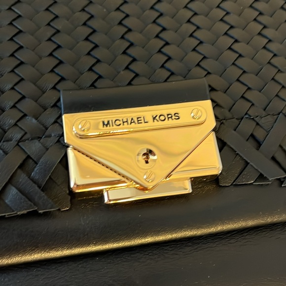 NWT MICHAEL KORS CECE MEDIUM BLACK CHAIN SHOULDER BAG - Picture 13 of 13